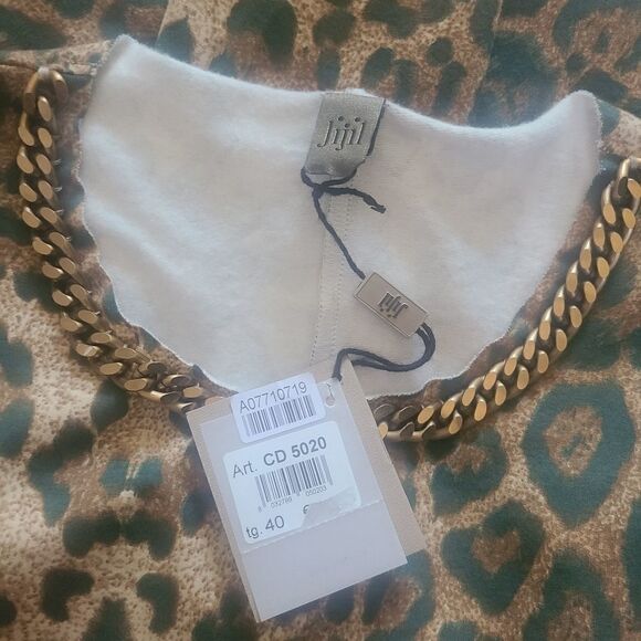 Jijil Leopard Sweatshirt Dress size 4 40 IT S NEW - Picture 8 of 8